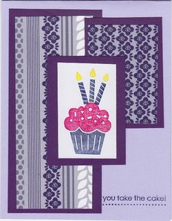 Purple cupcake bday kristie