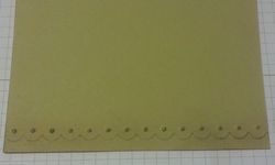 Embossing with the Borders Scoring Plate