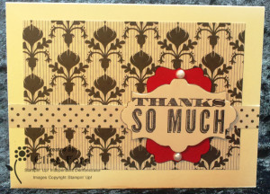 Modern Medley Thank You Card