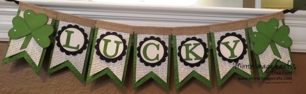 st. patty's banner - Visit http://www.mirrorimagecrafts.com for details and more projects!